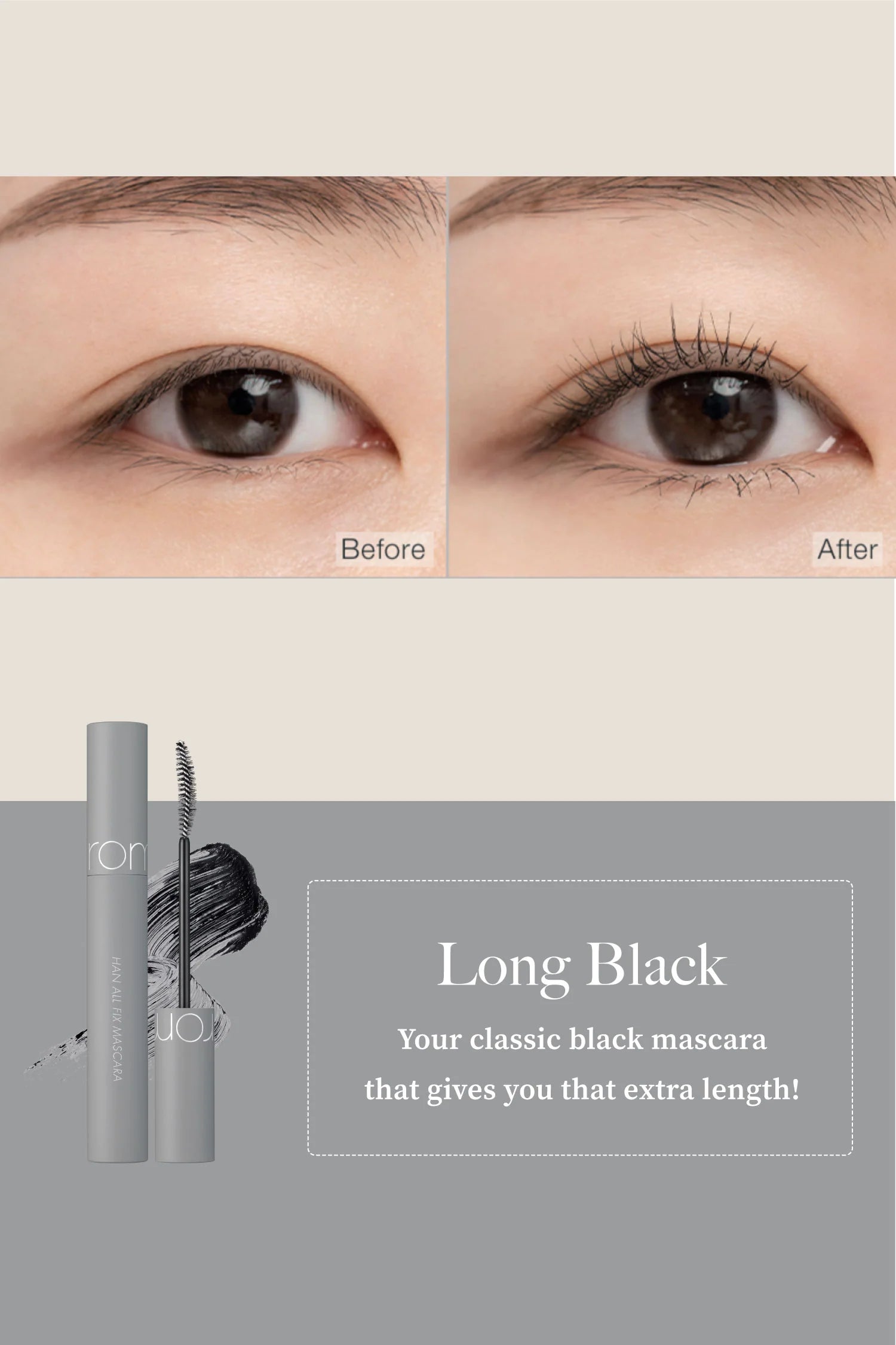 ROMAND - Han All Fix Mascara 7g