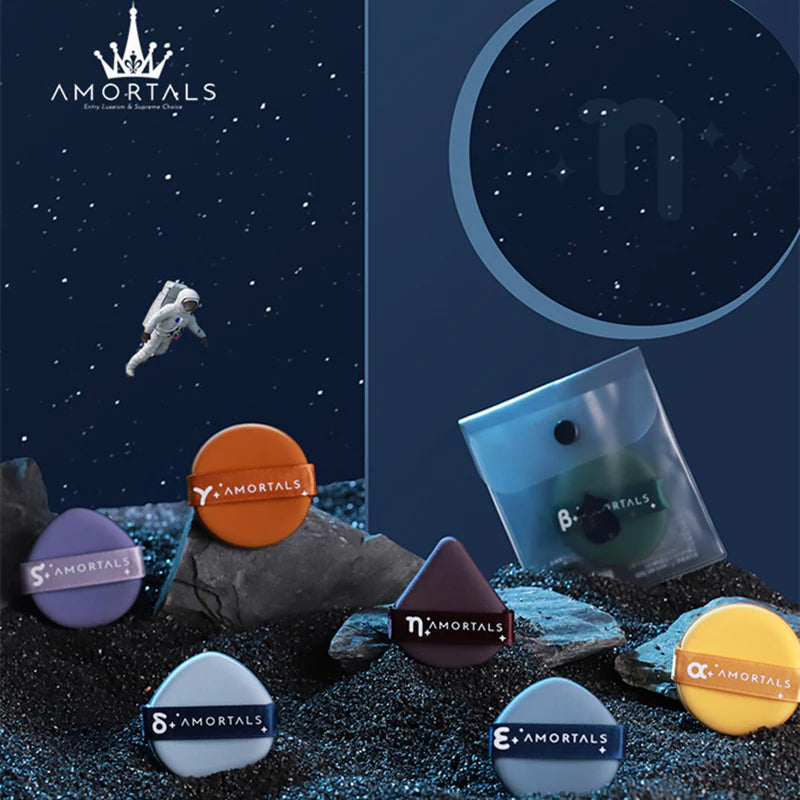 AMORTALS – Set di 7 Spugnette per fondotinta Collezione Grande Carro