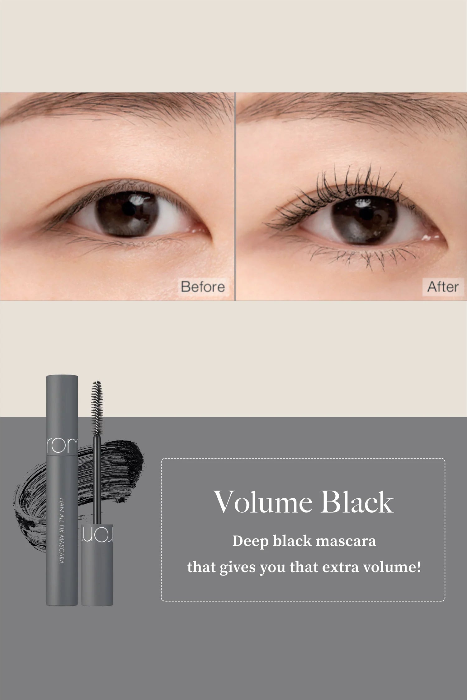 ROMAND - Han All Fix Mascara 7g