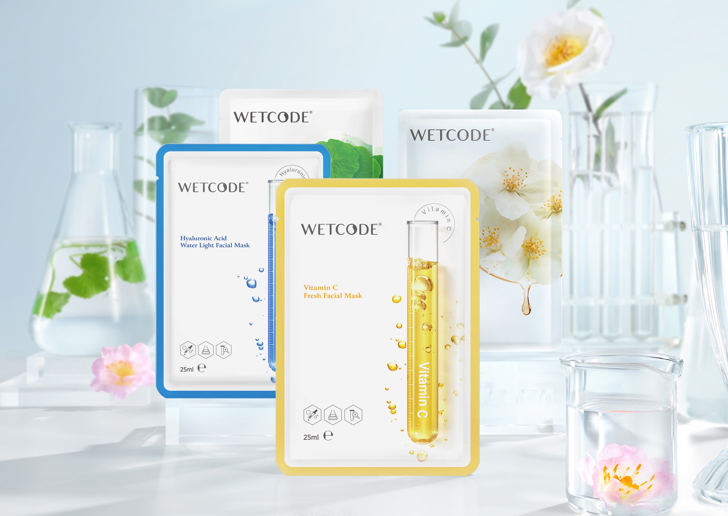 WETCODE - Hyaluronic Acid Facial Mask 2box (10 pz)