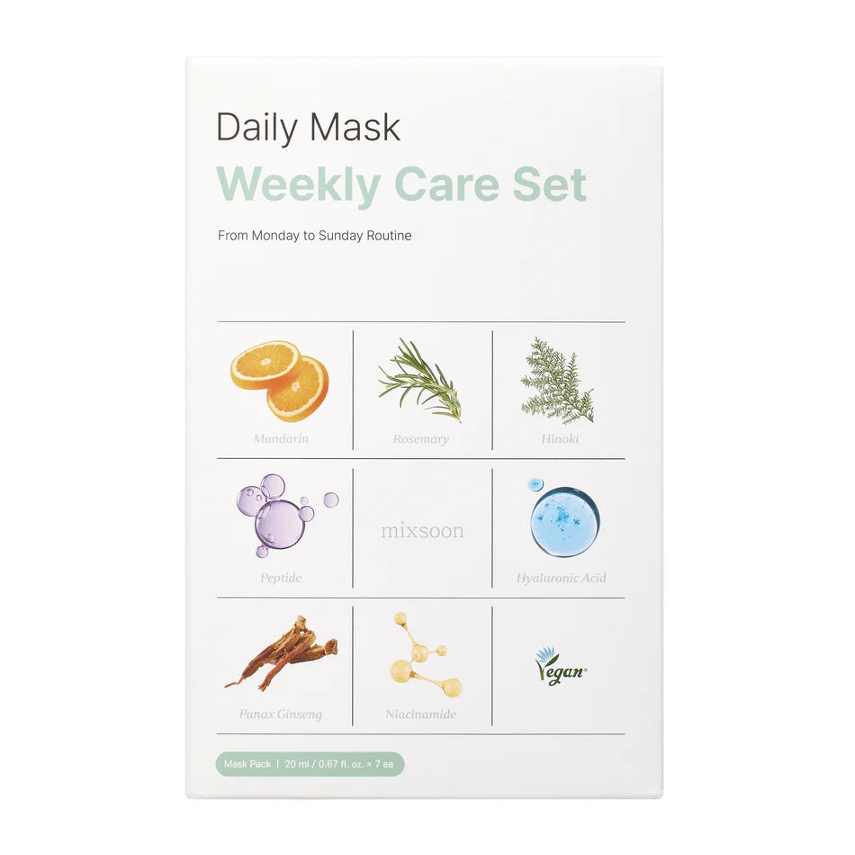 MIXSOON - Daily Mask Weekly Care Set 1Pack *7pz