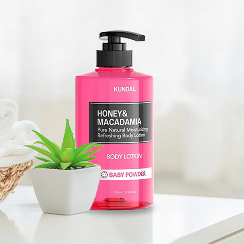 KUNDAL - Honey & Macadamia Pure Natural Moisturizing Refreshing Body Lotion 500ml