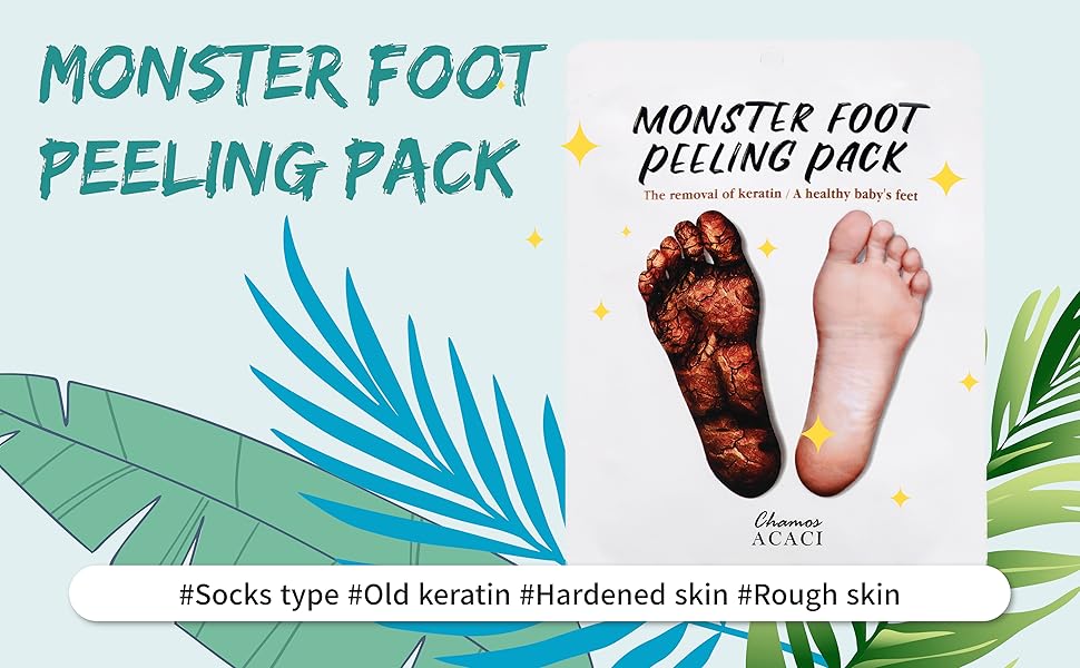 CHAMOS ACACI - Monster Foot Peeling Pack 1pz