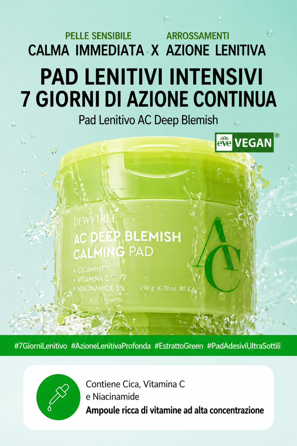 Dewytree AC Dischetti Lenitivi per Imperfezioni Profonde (80 dischetti)
