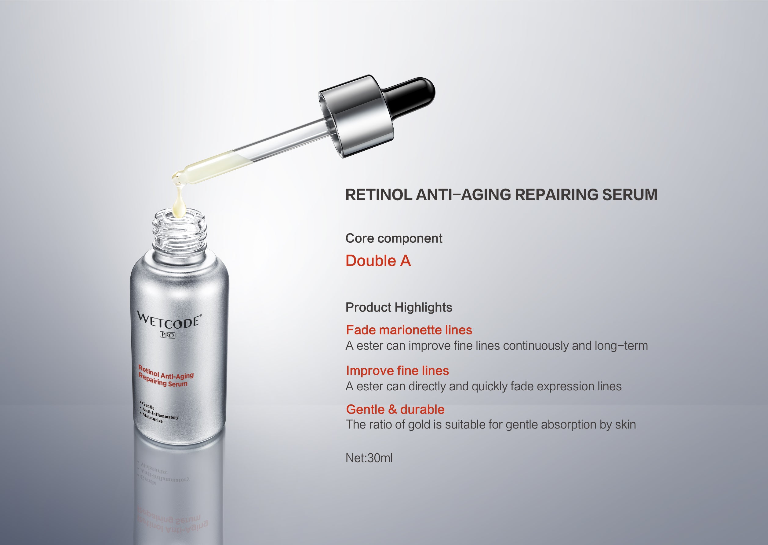 WETCODE PRO RETINOL ANTI AGING REPAIRING SERUM