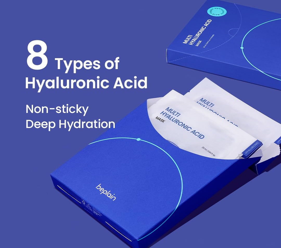 8 types of hyaluronic acid for non-sticky deep hydration