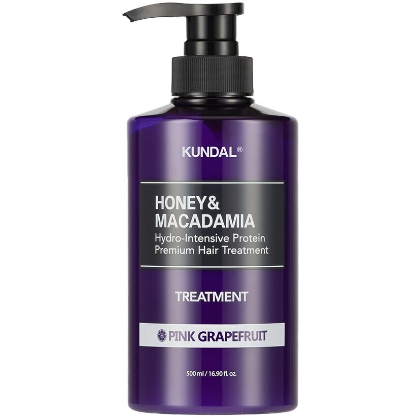 KUNDAL - Honey & Macadamia Hydro-Intensive Protein Premiun Hair Treatment 500ml - Pink Grapefruit