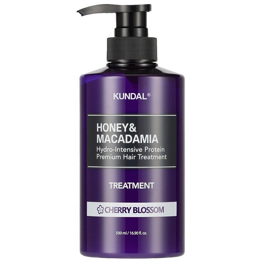 KUNDAL - Honey & Macadamia Hydro-Intensive Protein Premiun Hair Treatment 500ml - Cherry Blossom