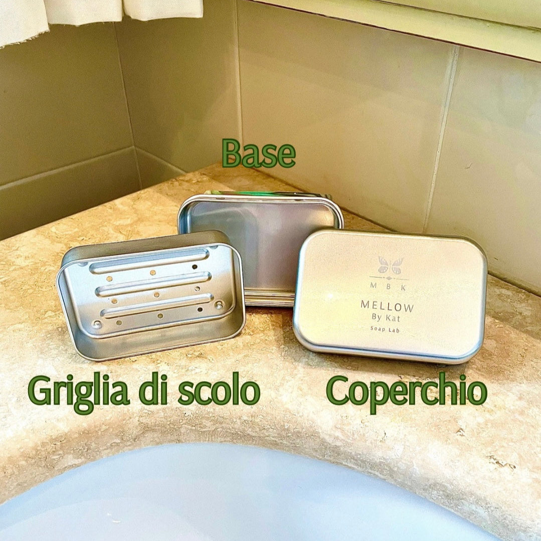 Portasapone da Viaggio in Alluminio