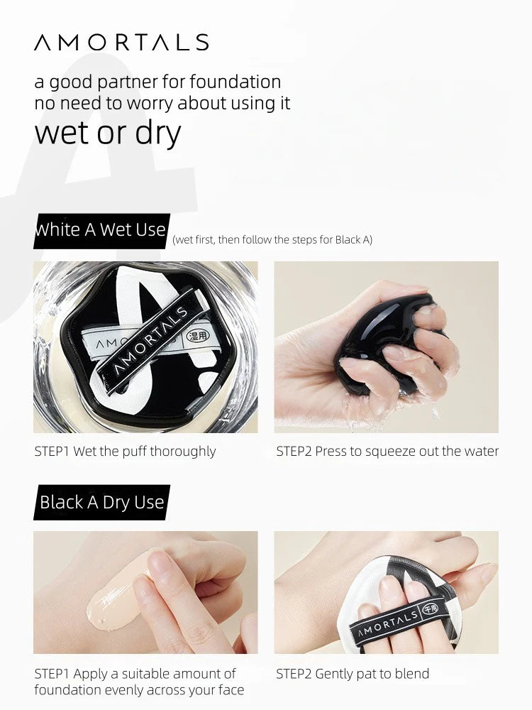 AMORTALS - Powder Puff Set 2pz + Custodia