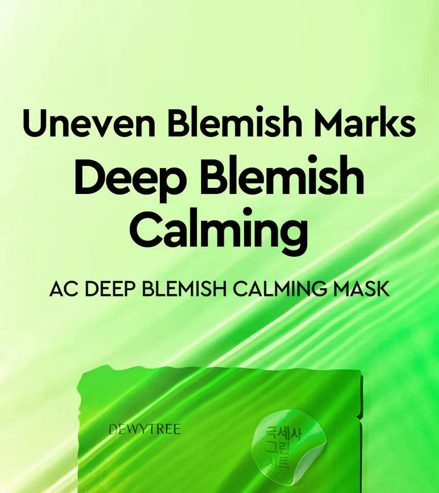 DEWYTREE Maschera lenitiva Dewytree AC per imperfezioni profonde, 10 pezzi