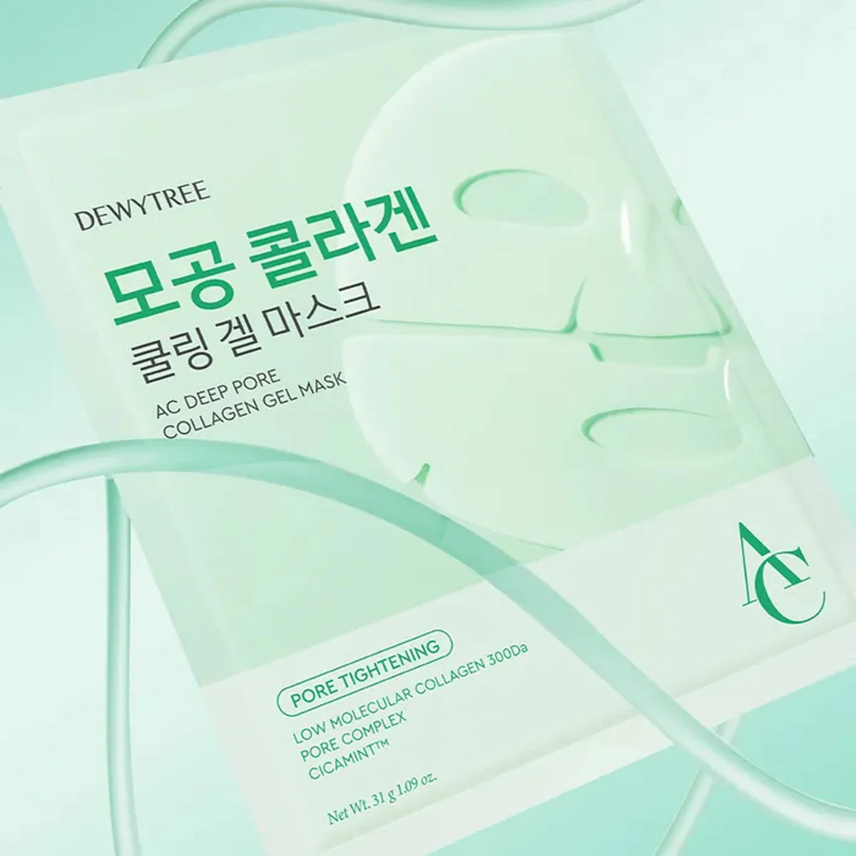DEWYTREE AC DEEP PORE COLLAGEN GEL MASK (4 ea pack)