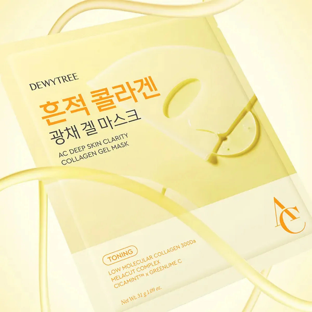 DEWYTREE AC DEEP SKIN CLARITY COLLAGEN GEL MASK  (4 ea pack)