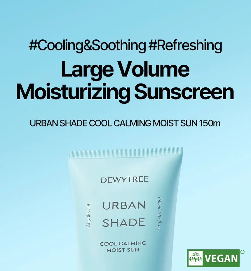 Dewytree Urban Shade Cooling Calming Moist Sun SPF50 PA++++ 150ml