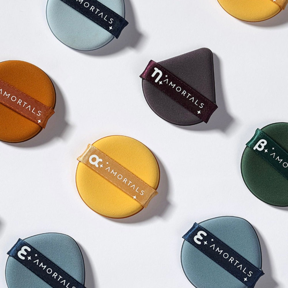 AMORTALS – Set di 7 Spugnette per fondotinta Collezione Grande Carro