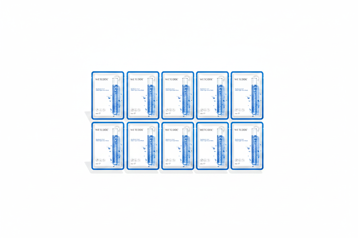 WETCODE - Hyaluronsäure-Gesichtsmaske, 2er-Pack (10 Stück)