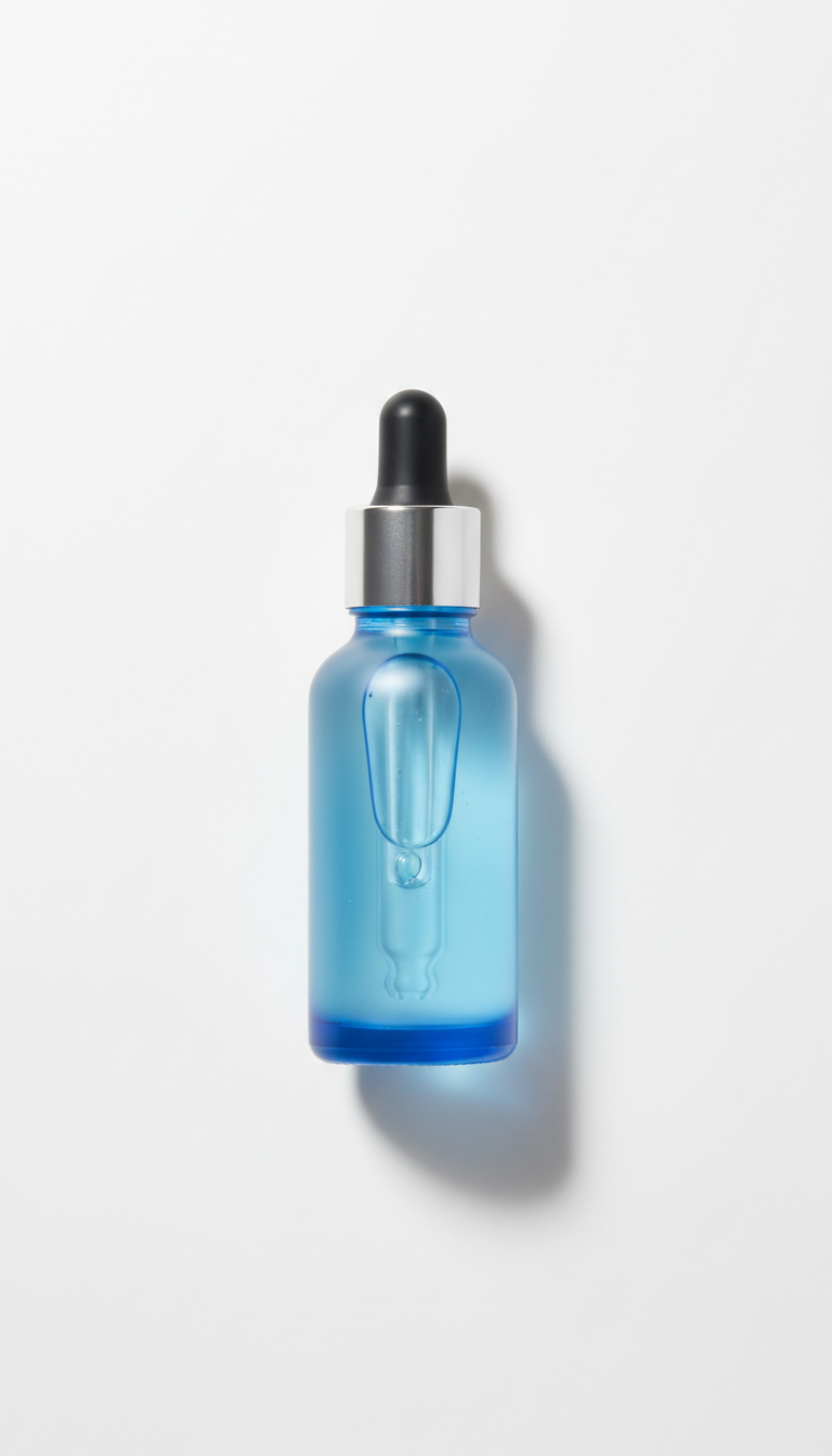 Hydrating blue glass serum with niacinamide