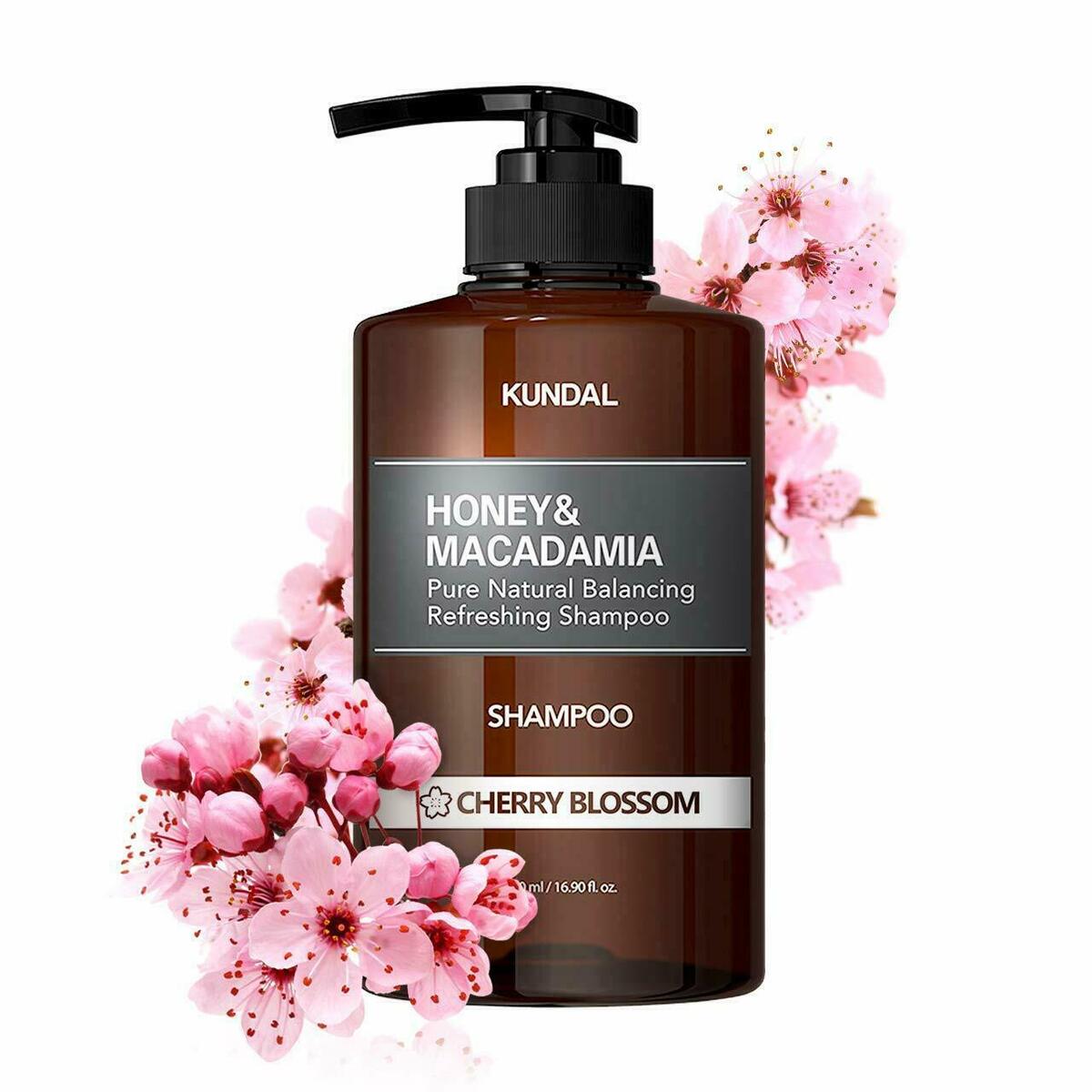KUNDAL Honey & Macadamia Pure Natural Balancig Rereshing Shampoo  - Cherry Blossom