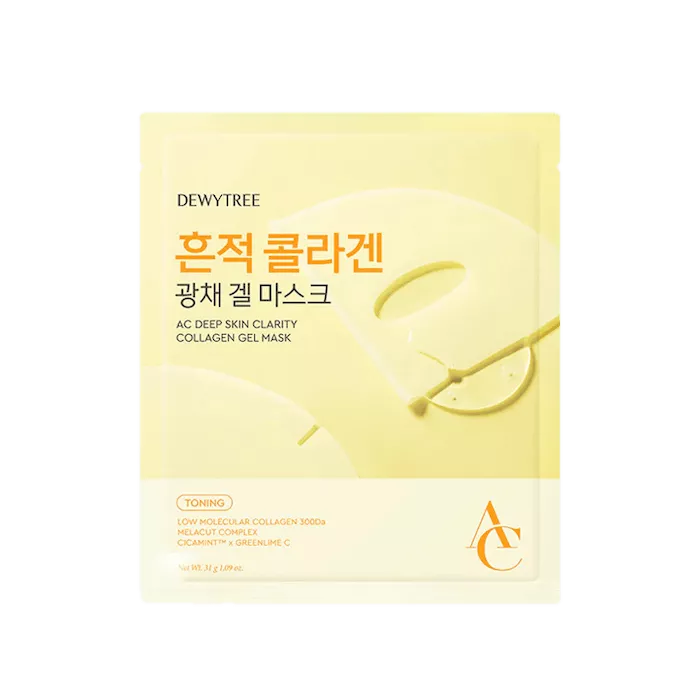DEWYTREE AC DEEP SKIN CLARITY COLLAGEN GEL MASK  (4 ea pack)