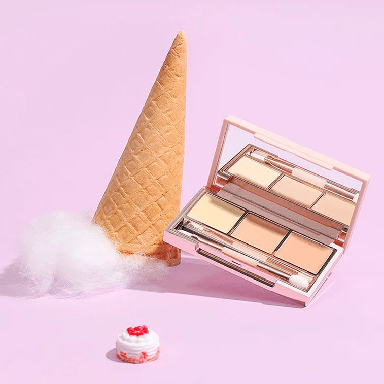 EVERBAB - 3-Color-Correct Concealer Palette