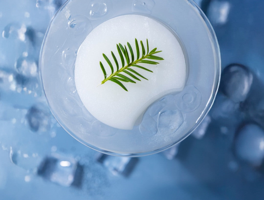 Cica Dew Moisture Pad with centella leaf on water