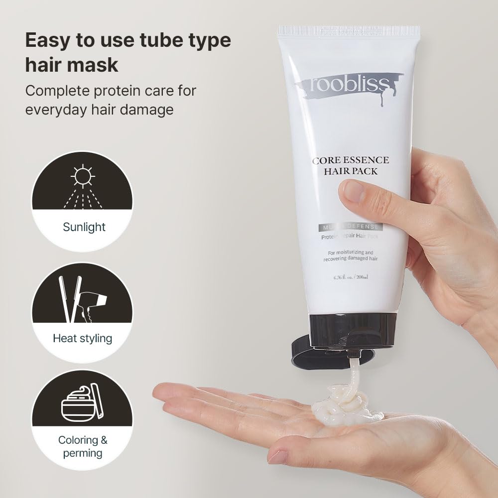 Roobliss Core Essence Hair Pack (Volumize & Keratin Care) 200ml