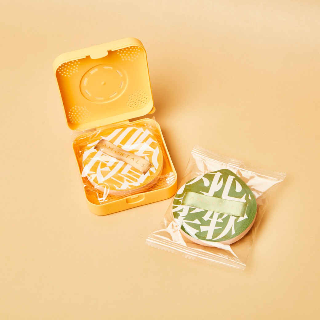 AMORTALS - Powder Puff Set 2pz + Custodia