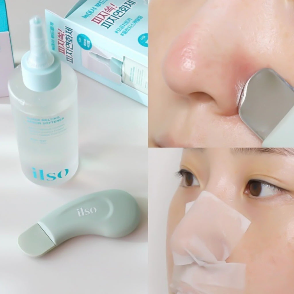 ILSO - Super Melting Sebum Softener 150ml + 40 dischetti di cotone